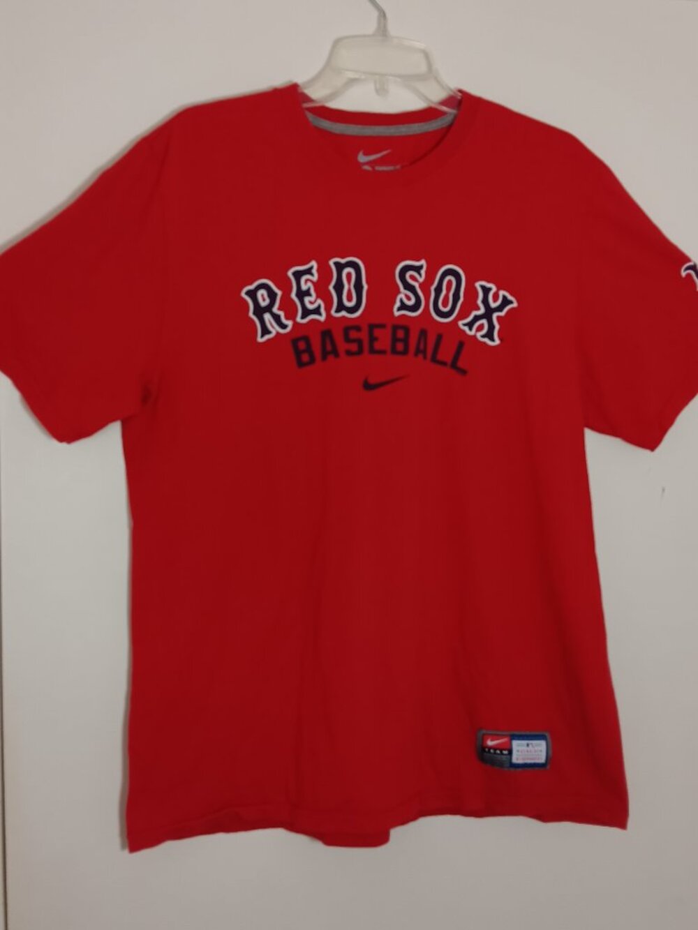 Nike Boston Red Sox Baseball Tshirt mens XL Red MLB